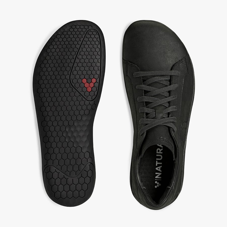 Vivobarefoot Geo Court II Trailschoenen Heren Zwart | Nederland 0037AHKP